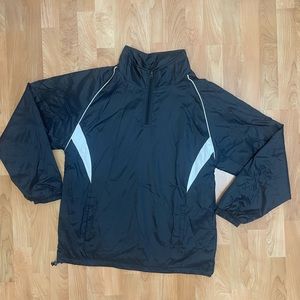 Black Windbreaker Jacket Pullover  XL, by In Play